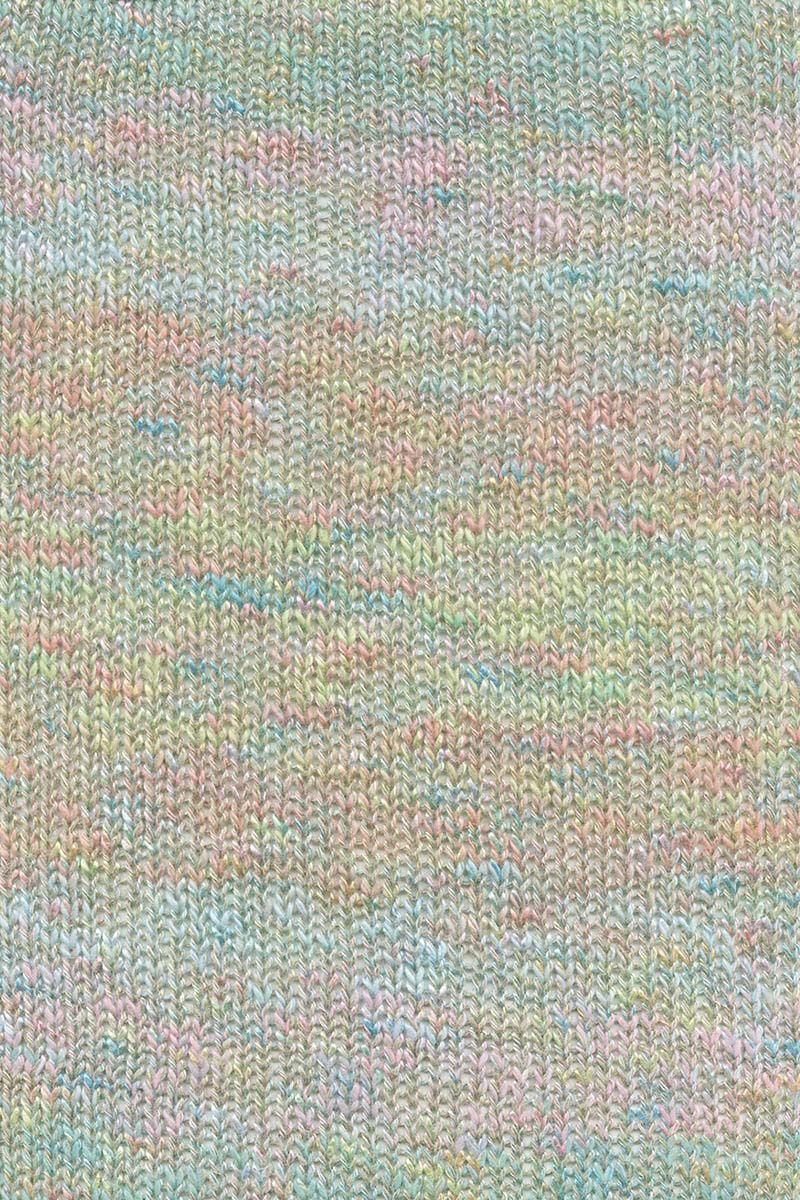 Lang Yarns Linello – 100g / 280m – Salmon/Orange/Turquoise (0302) – detail