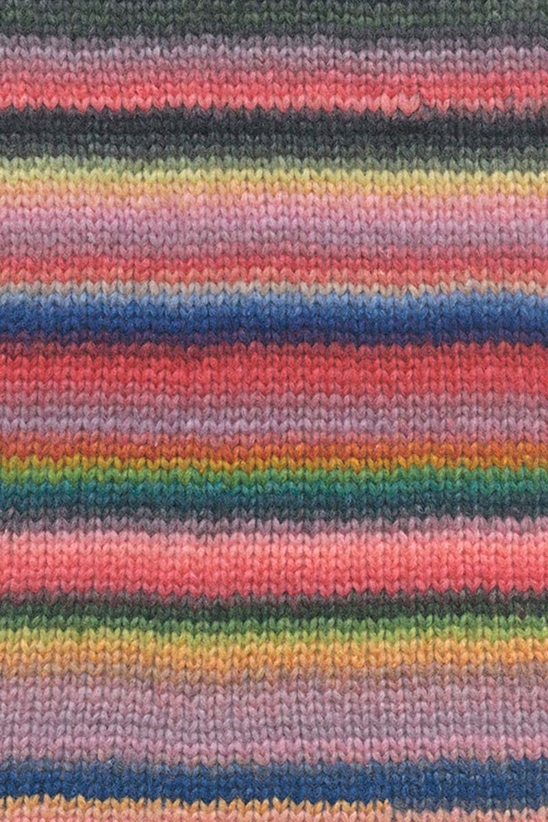 Lang Yarns Cloud Yarn, 260m / 100g – Multicolour (0008), yarn texture