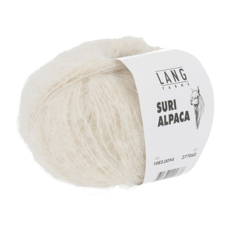 Lang Yarns Suri Alpaca – 25g / 100m – Offwhite (0094)