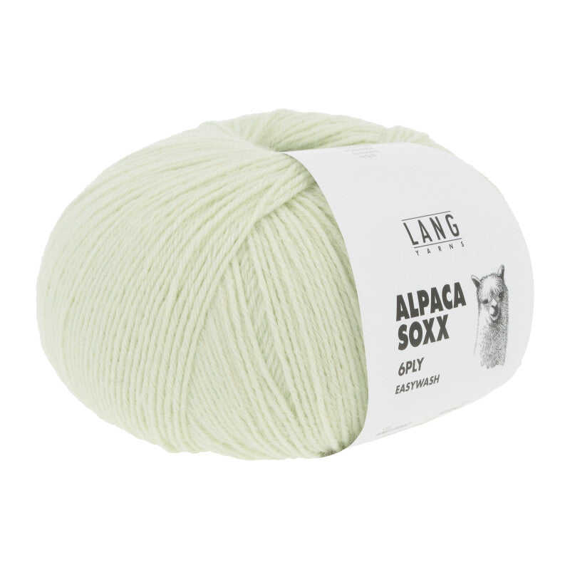Lang Yarns Alpaca Soxx 6-ply Yarn, 390m / 150g – Light Sage (0092)