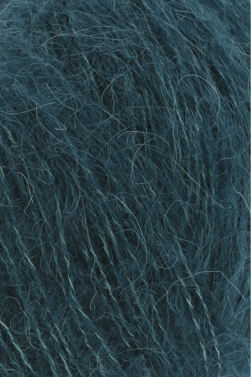 Lang Yarns Zen – 25g / 200m – Petrol (0088) – detail
