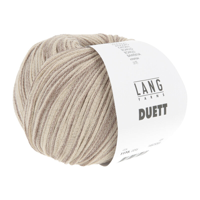 Lang Yarns Duett – 50g / 140m – Grey Brown/Beige (0096)