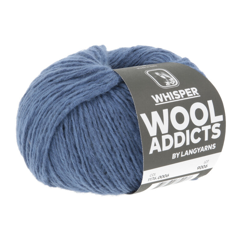 Lang Yarns Whisper – 50g / 125m – Blue (0006)