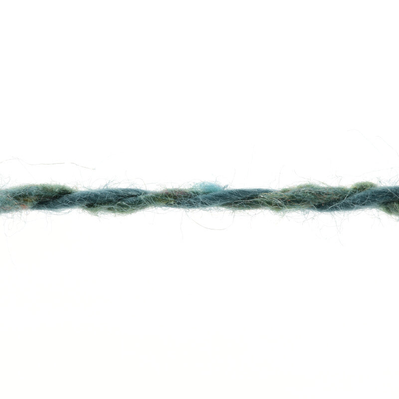 Lang Yarns Cotton Tweed – 50g / 130m – Petrol (0088) – yarn texture