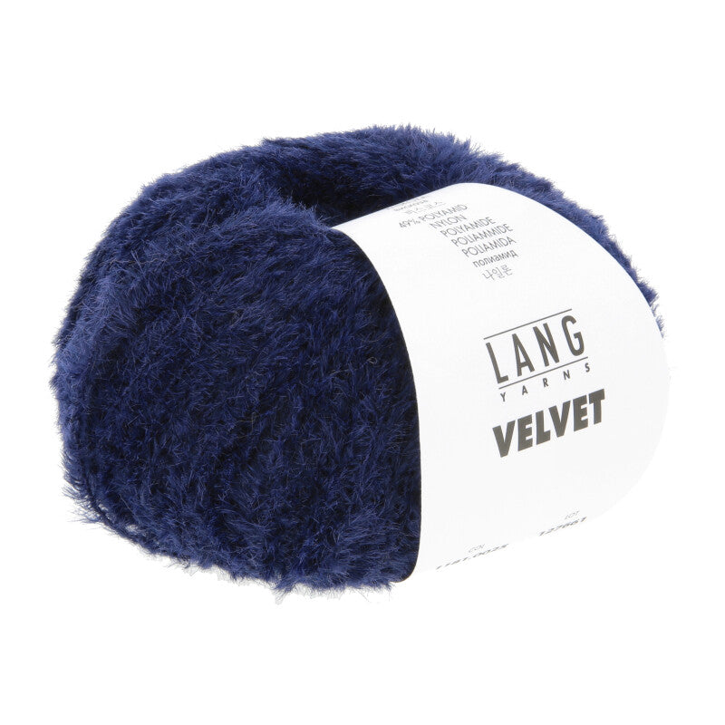 Lang Yarns Velvet – 50g / 170m – Navy (0025)