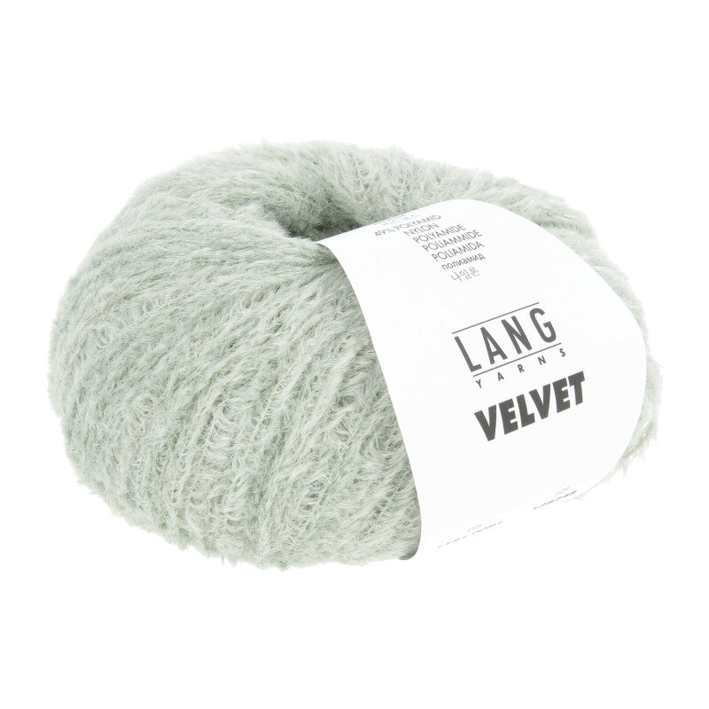 Lang Yarns Velvet – 50g / 170m – Pastel Green (0091)
