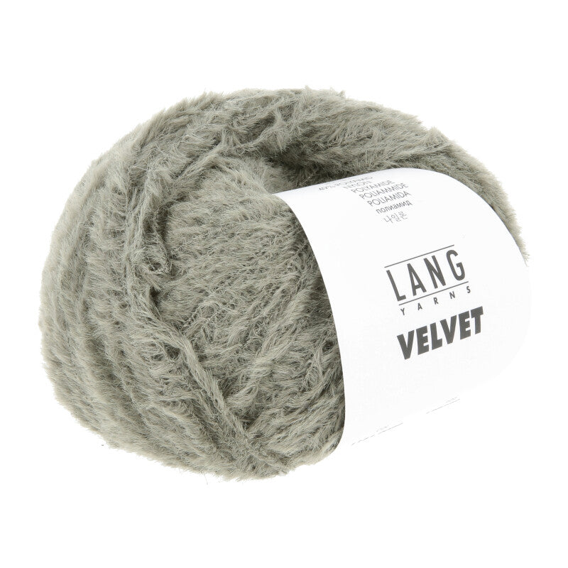 Lang Yarns Velvet – 50g / 170m – Crocodile Green (0099)