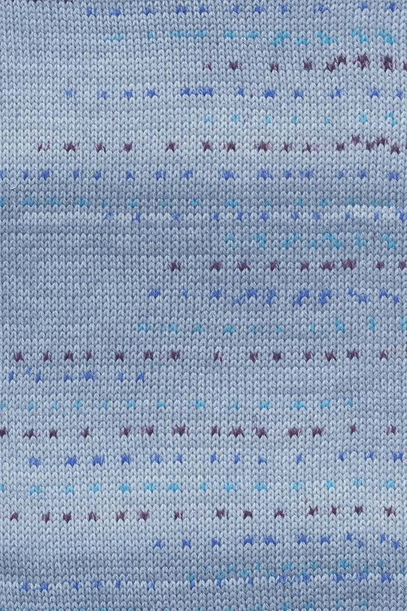 Lang Yarns Merino 200 Bébé Color Yarn, 203m / 50g – Grey-Blue (0310), yarn texture