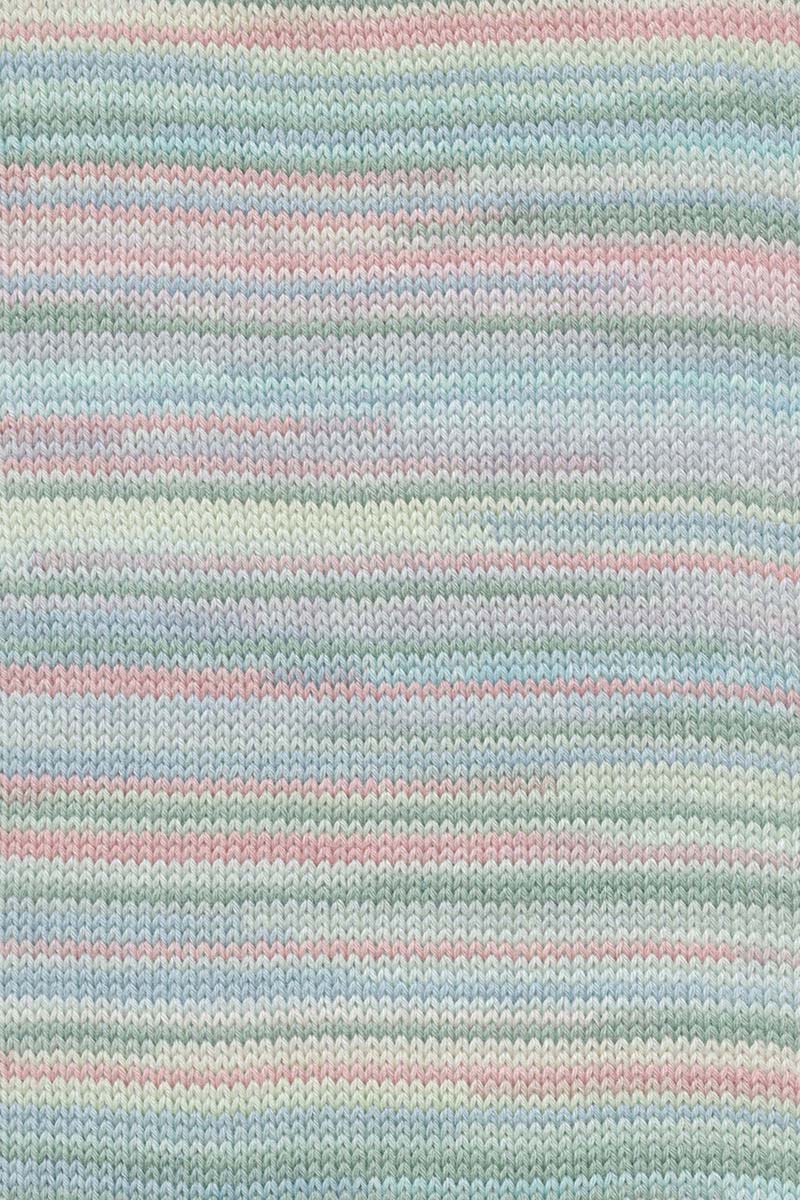 Lang Yarns Merino 200 Bébé Color Yarn, 203m / 50g – Pastel (0451), yarn texture