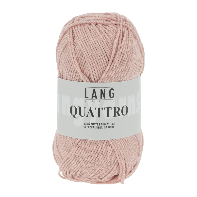 Lang Yarns Quattro – 50g / 120m – Rosé (0019)