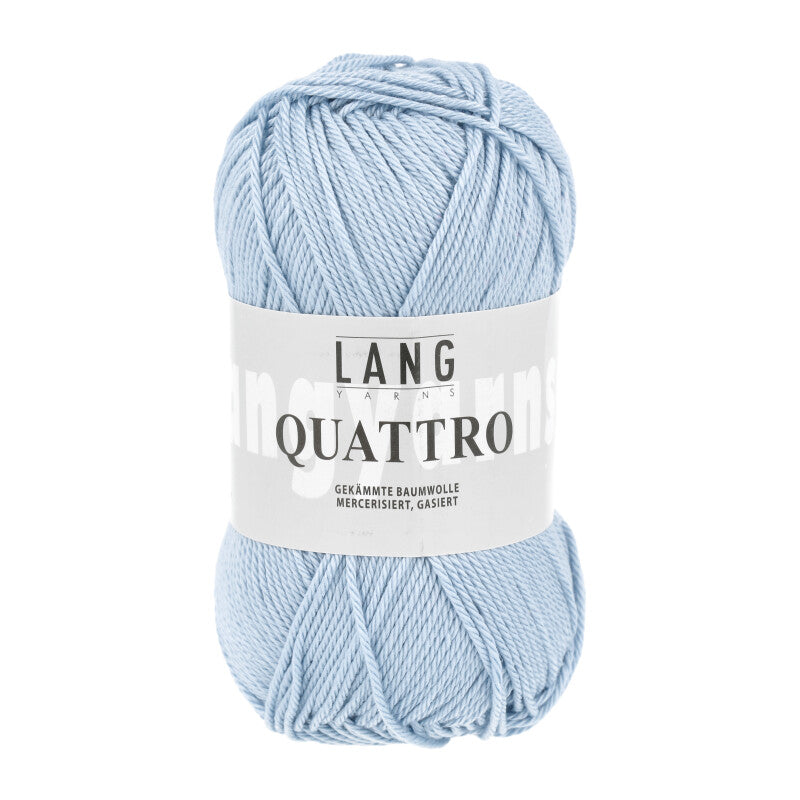Lang Yarns Quattro – 50g / 120m – Light Blue (0020)