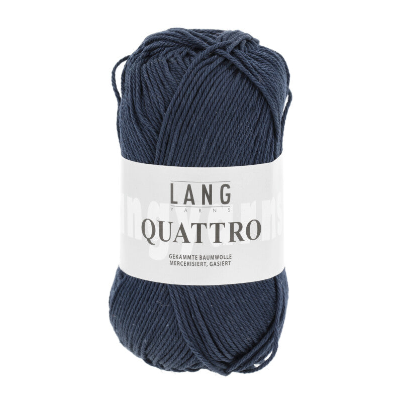 Lang Yarns Quattro – 50g / 120m – Navy (0025)