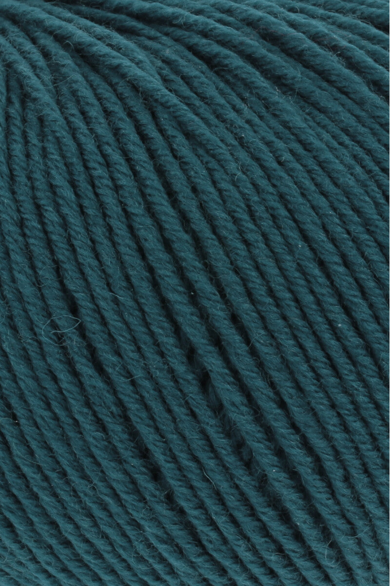 Lang Yarns Merino 150 Yarn, 150m / 50g – Dark Petrol (0188), yarn texture