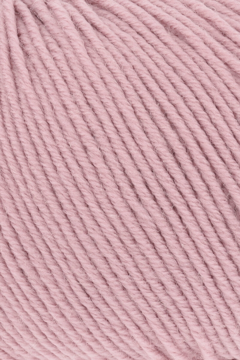Lang Yarns Merino 150 Yarn, 150m / 50g – Rosé (0219), yarn texture