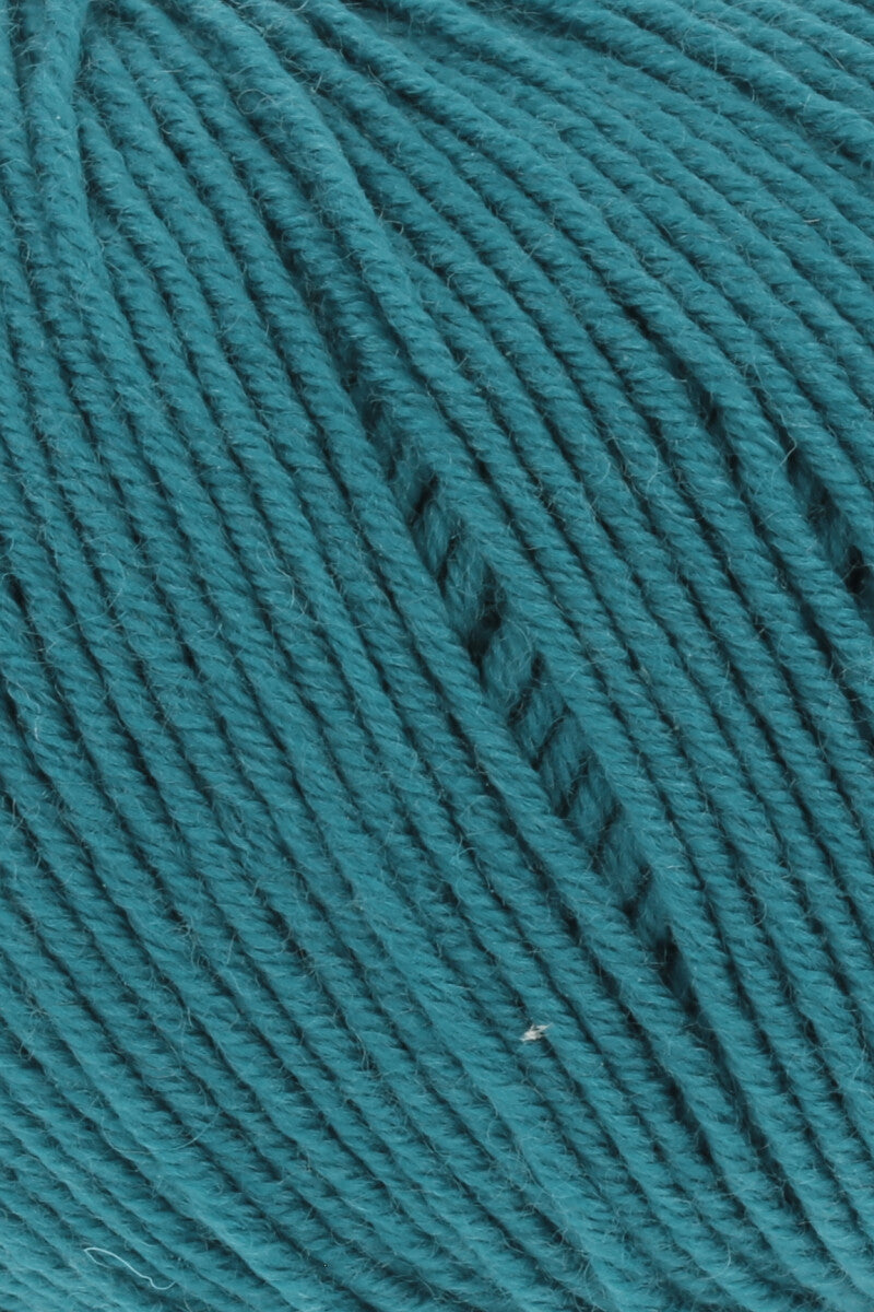 Lang Yarns Merino 150 Yarn, 150m / 50g – Petrol (0272), yarn texture