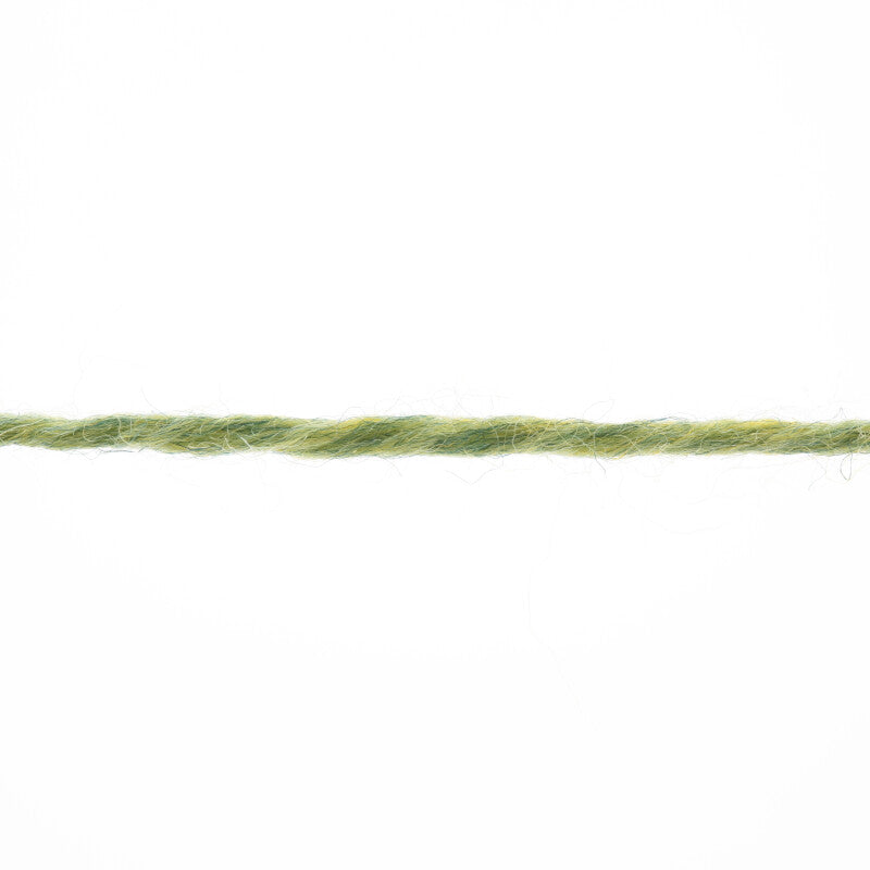Lang Yarns Merino 150 Yarn, 150m / 50g – Light Olive Mélange (0297), yarn strand