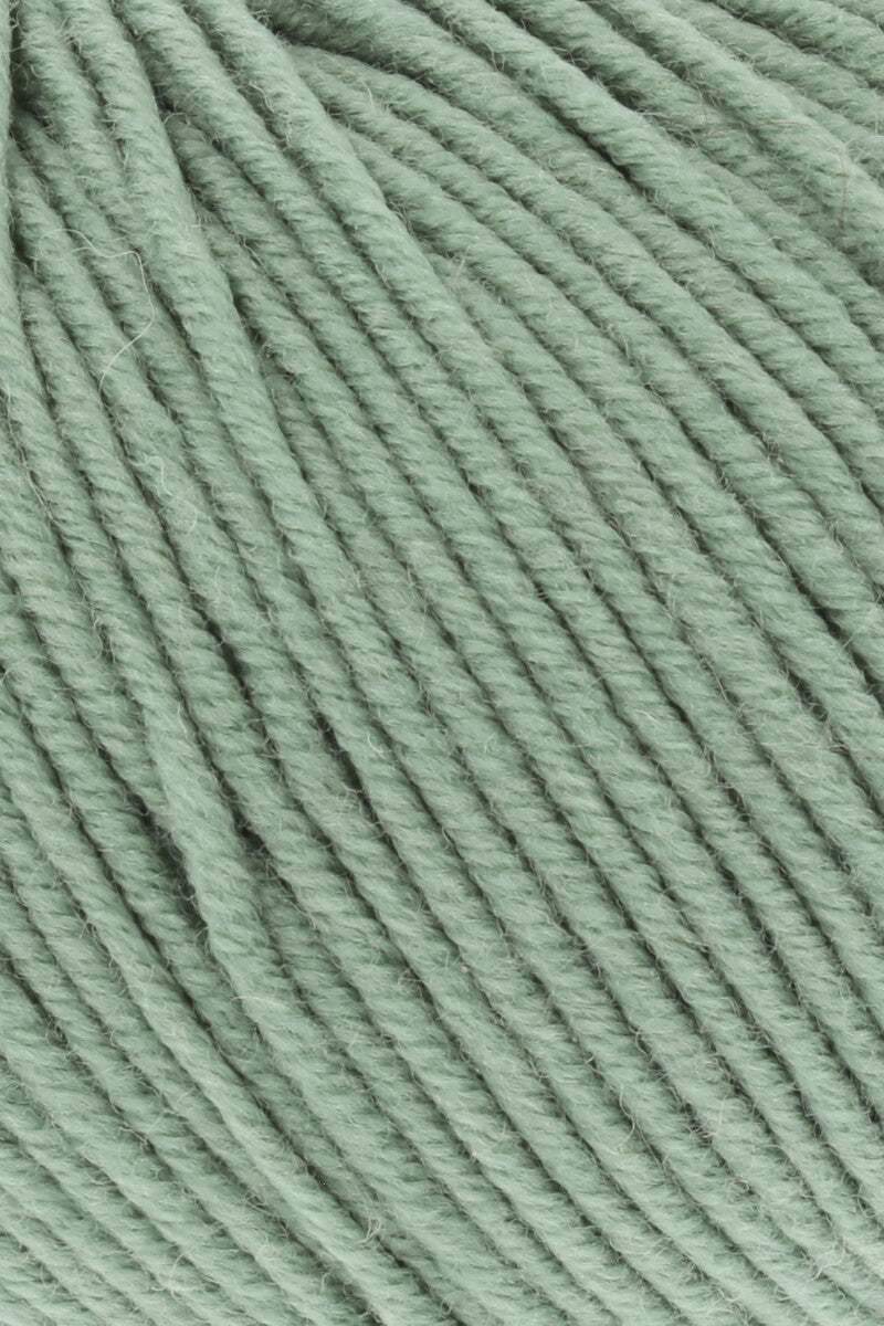 Lang Yarns Merino 120 Yarn, 120m / 50g – Sage (0091), yarn texture