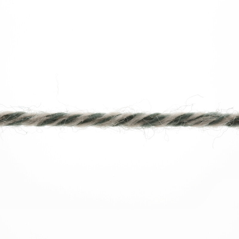 Lang Yarns Merino 120 Yarn, 120m / 50g – Forest Green/Beige Mouliné (0155), yarn strand