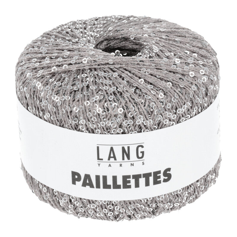 Lang Yarns Paillettes – 25g / 112m – Silver (0023)