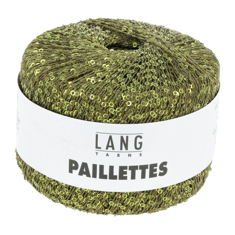 Lang Yarns Paillettes – 25g / 112m – Olive (0098)