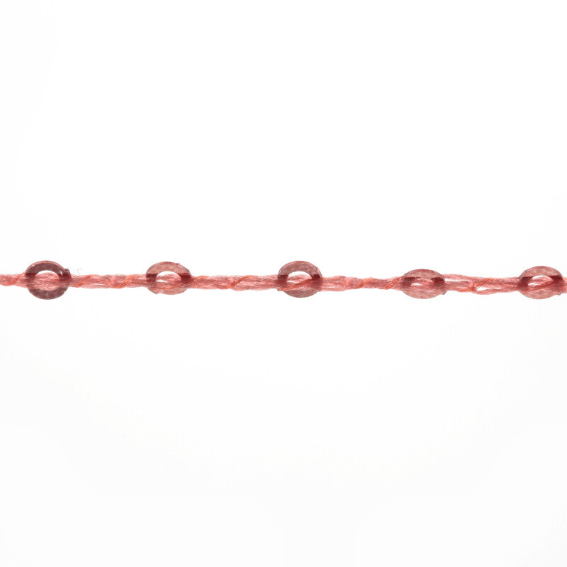 Lang Yarns Paillettes – 25g / 112m – Coral (0128) – yarn texture