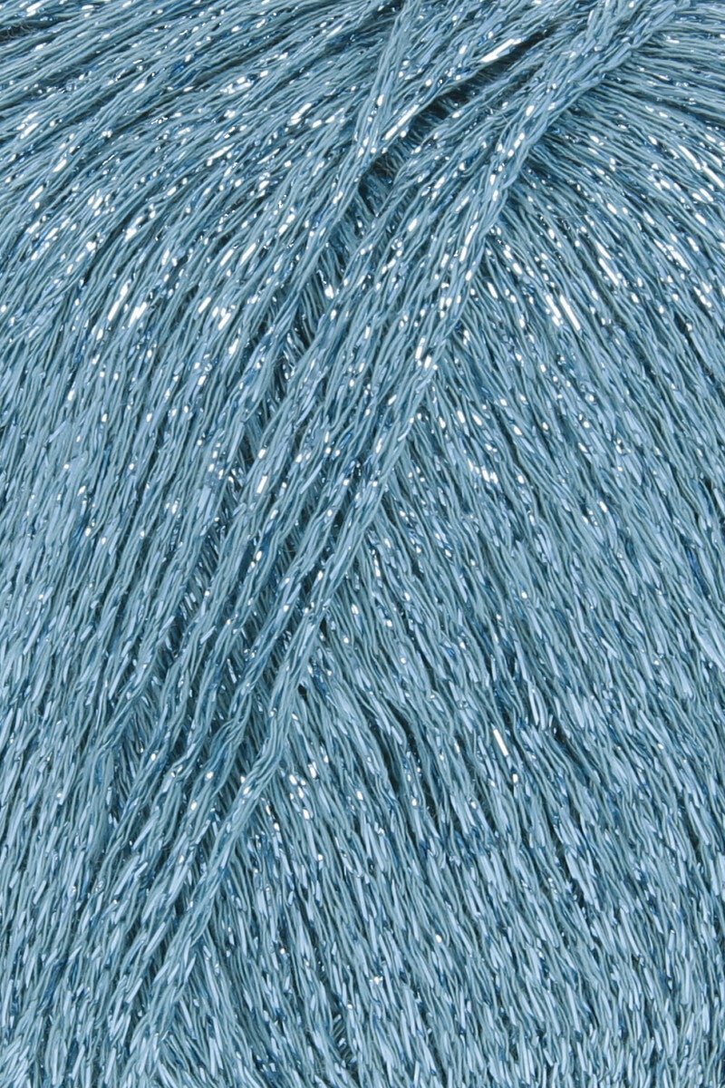 Lang Yarns Lamé Soft – 50g / 190m – Emerald (0073) – detail