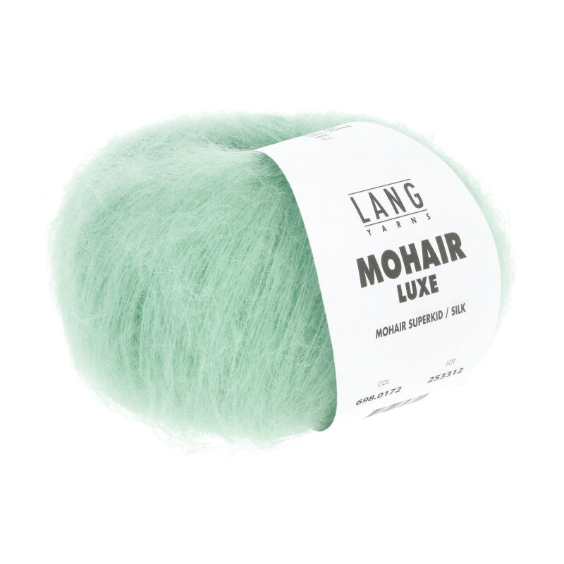 Lang Yarns Mohair Luxe Yarn, 175m / 25g – Sea Foam (0172)