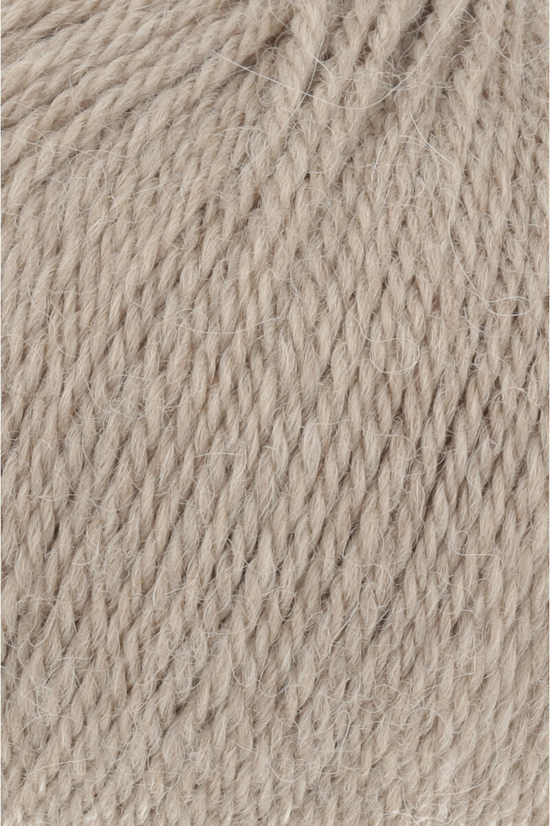 Lang Yarns Baby Alpaca Yarn, 170m / 50g – Sand Mélange (0026), yarn texture