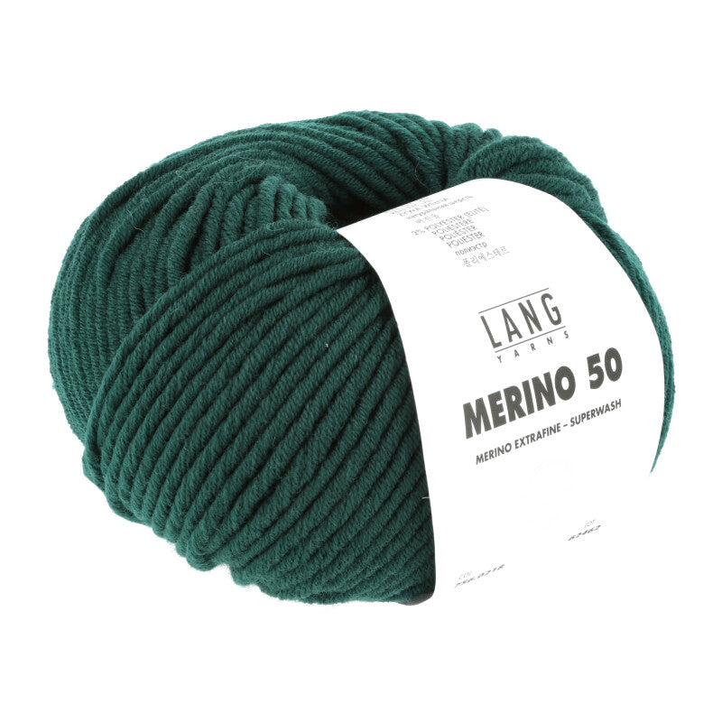 Lang Yarns Merino 50 – 100g / 90m – Fir (0218)