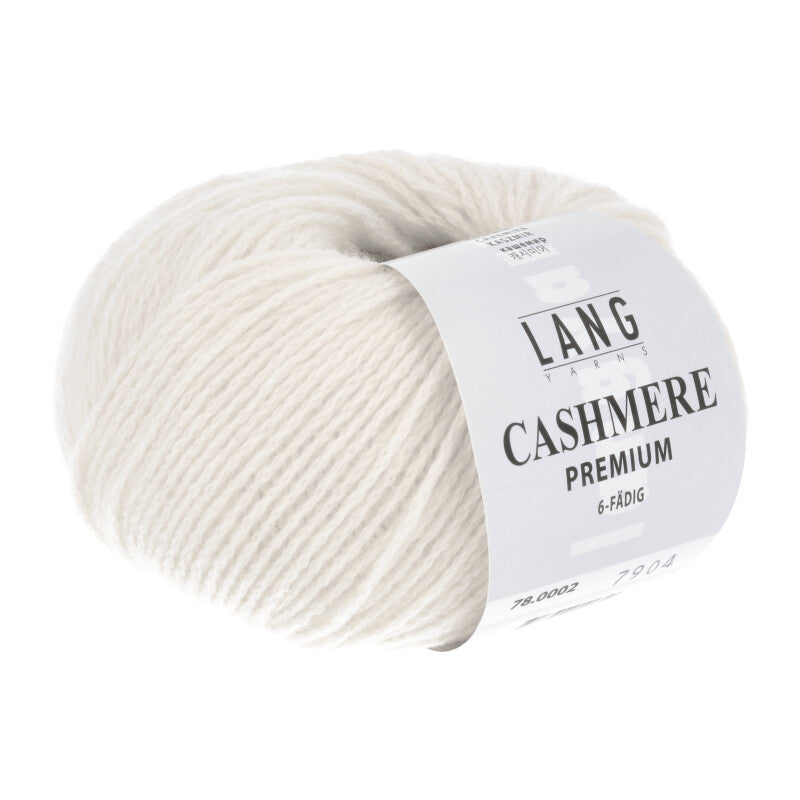 Lang Yarns Cashmere Premium Yarn, 115m / 25g – Offwhite (0002)