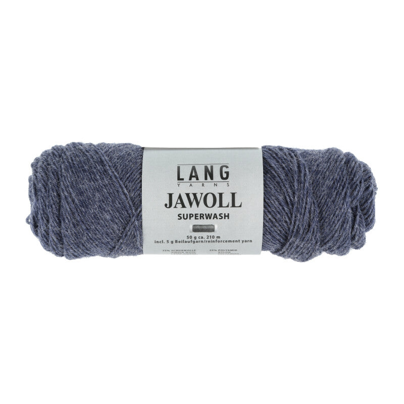 Lang Yarns Jawoll Yarn, 190m / 50g – Bleu Mélé (0069)