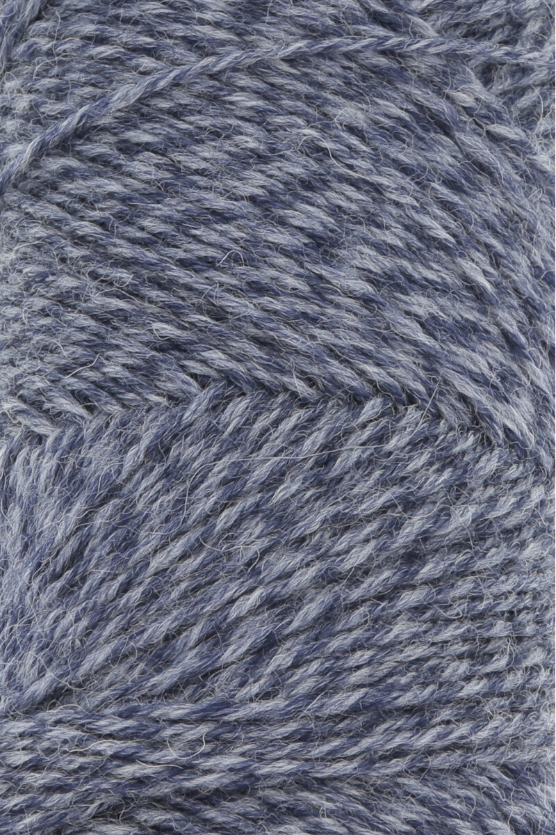 Lang Yarns Jawoll Yarn, 190m / 50g – Jeans/Blue Mouliné (0258), yarn texture