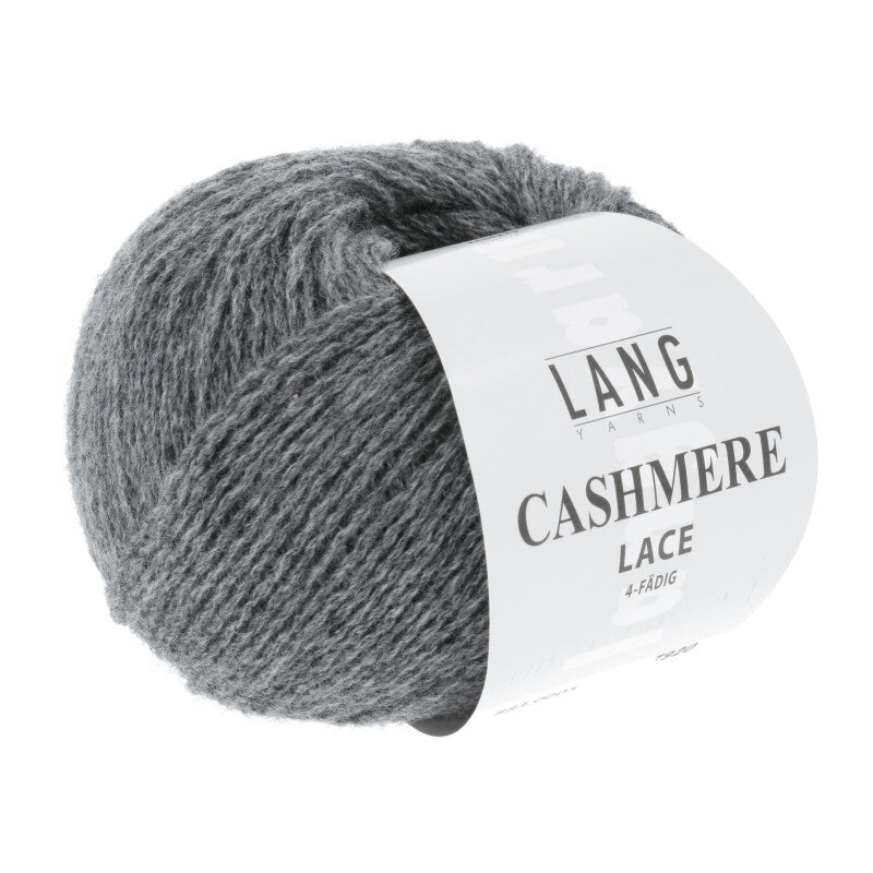 Lang Yarns Cashmere Lace – 25g / 165m – Dark Grey (0005)