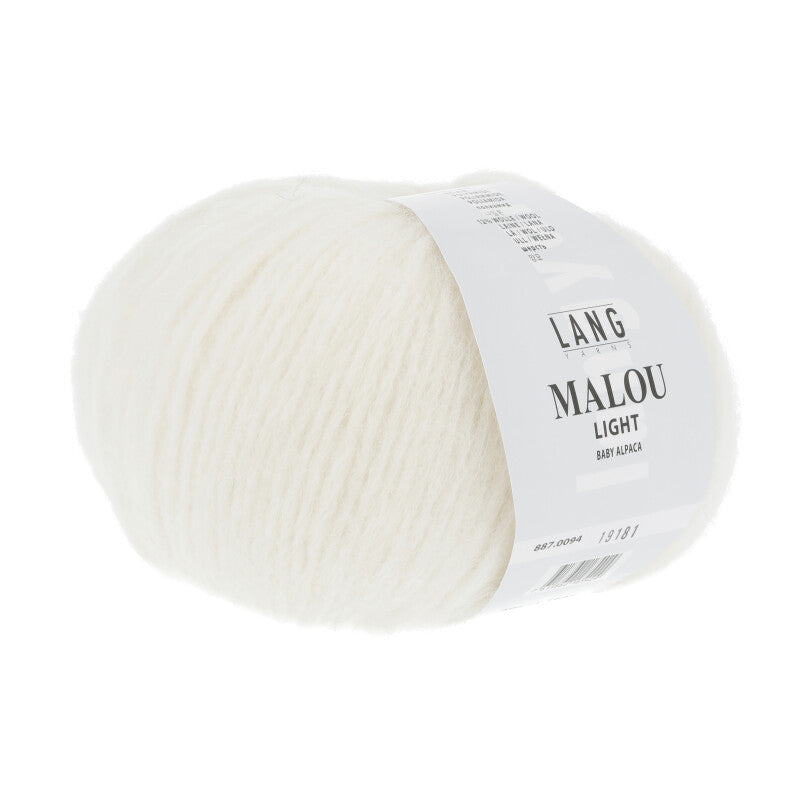 Lang Yarns Malou Light – 50g / 190m – Offwhite (0094)
