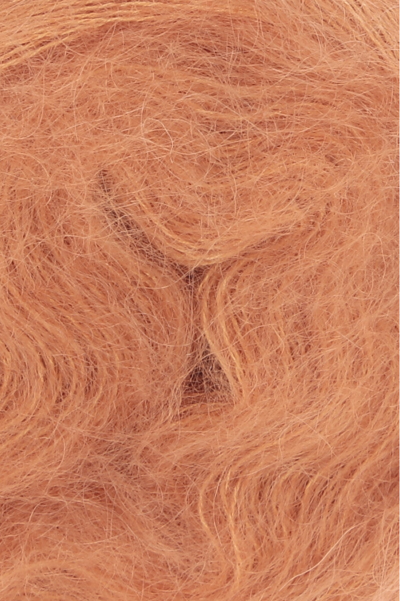 Lang Yarns Lace Yarn, 310m / 25g – Tangerine (0259), yarn texture