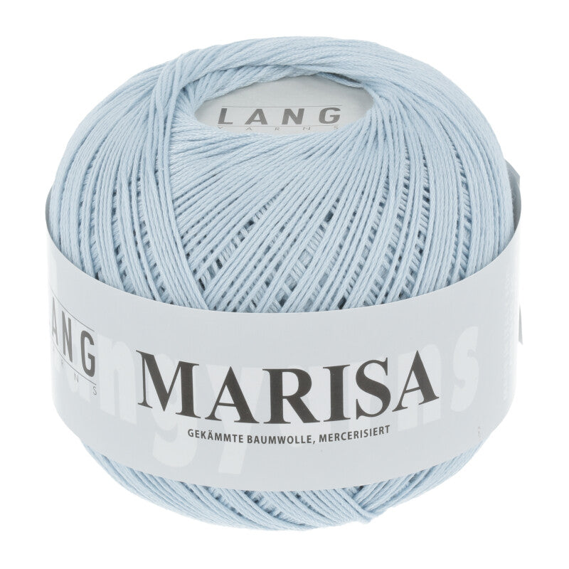 Lang Yarns Marisa – 100% Egyptian cotton yarn, 50g/210m – Sky (0020)