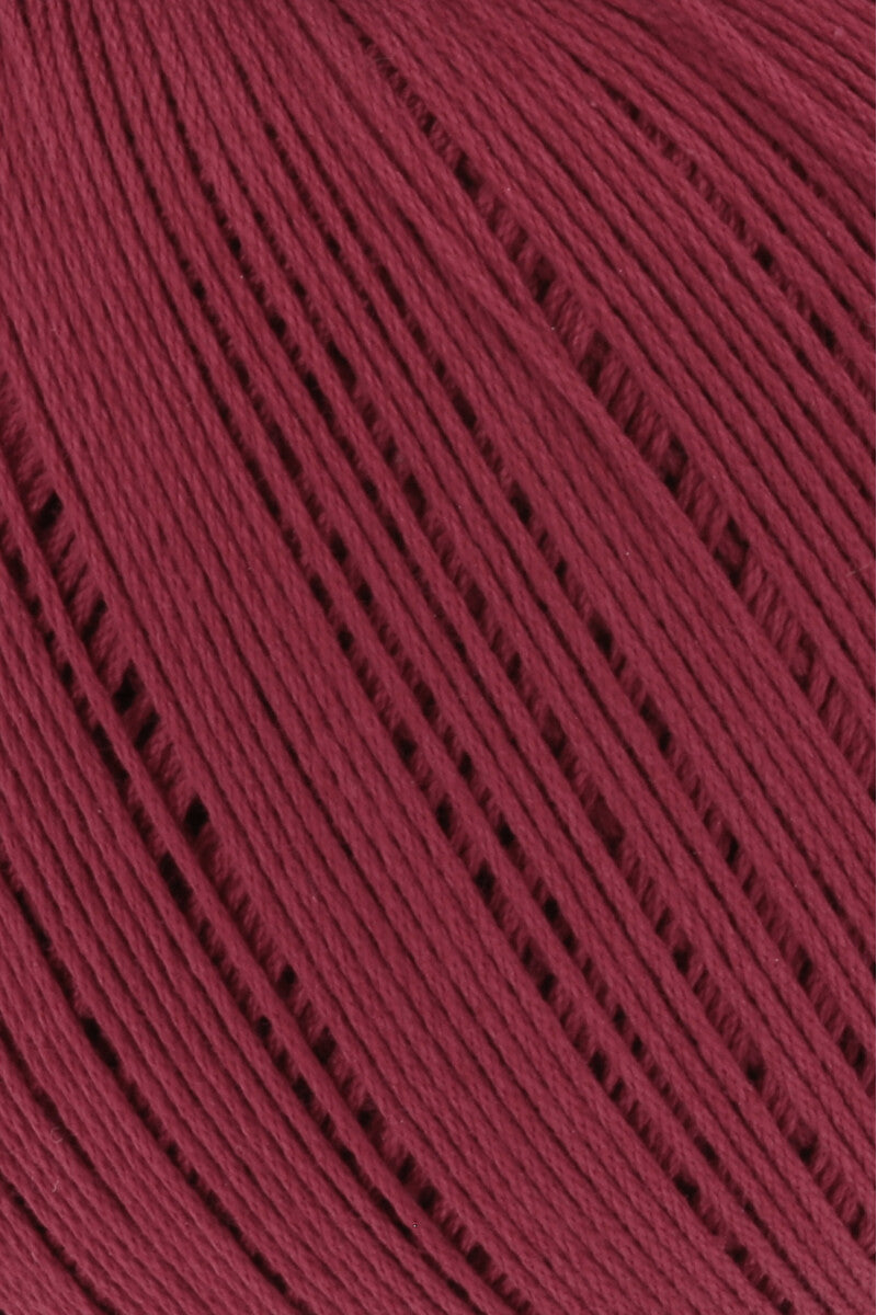 Lang Yarns Marisa – 100% Egyptian cotton yarn, 50g/210m – Red (0063) – detail