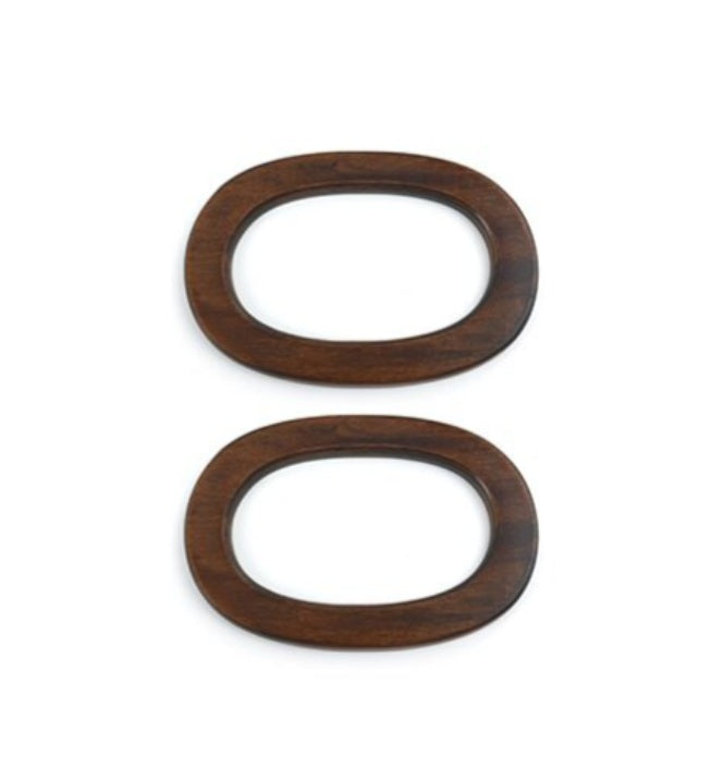 Circulo Oval Wooden Handle 1 Paio