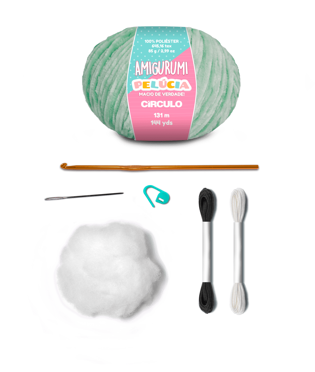 Circulo Amigurumi Kit Plush Teddy Collection - Neo Mint - Leo Hobby
