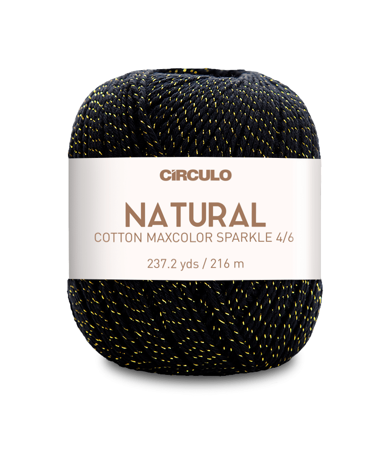 Círculo Barroco Maxcolor Sparkle – Cotton Yarn with Metallic Shine (200g) - Leo Hobby