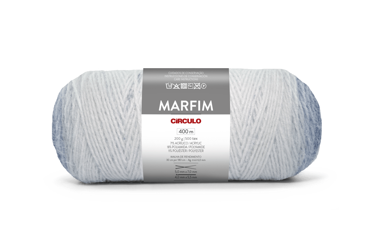 Círculo Marfim - Soft Gradient Yarn with Cashmere Touch (200g) - Leo Hobby