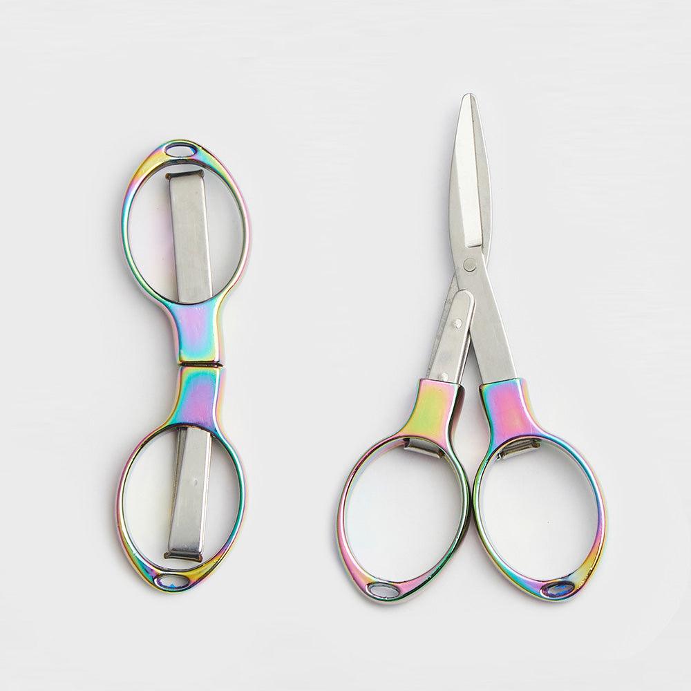 Vibrant KnitPro Mindful Folding Scissors for knitting