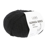 Lang Yarns Alpaca Soxx 4-ply Yarn, 390m / 100g – Black (0004)