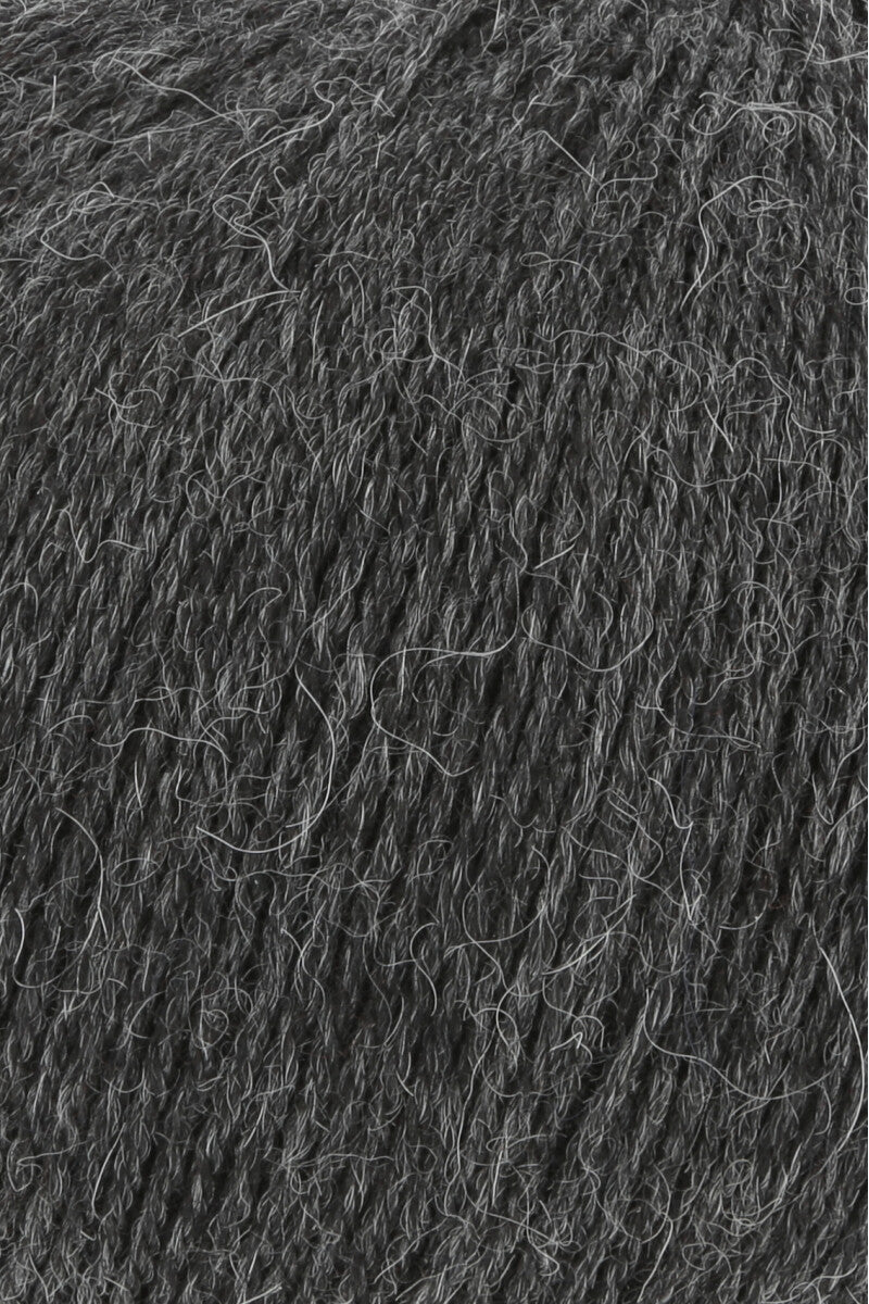 Lang Yarns Alpaca Soxx 4-ply Yarn, 390m / 100g – Anthracite Mélange (0005), yarn texture