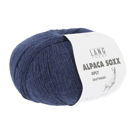 Lang Yarns Alpaca Soxx 4-ply Yarn, 390m / 100g – Navy (0025)