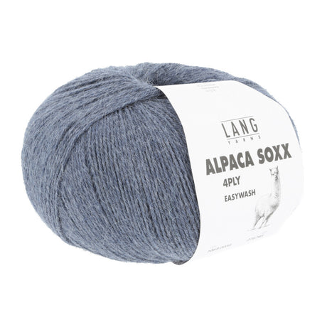 Lang Yarns Alpaca Soxx 4-ply Yarn, 390m / 100g – Jeans Mélange (0034)