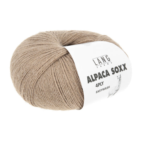 Lang Yarns Alpaca Soxx 4-ply Yarn, 390m / 100g – Camel (0039)