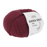 Lang Yarns Alpaca Soxx 4-ply Yarn, 390m / 100g – Burgundy (0062)