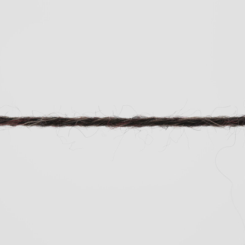 Lang Yarns Alpaca Soxx 4-ply Yarn, 390m / 100g – Dark Brown Mélange (0068), yarn strand