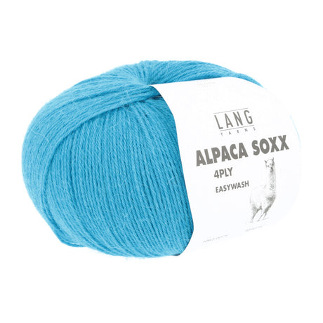 Lang Yarns Alpaca Soxx 4-ply Yarn, 390m / 100g – Turquoise (0079)